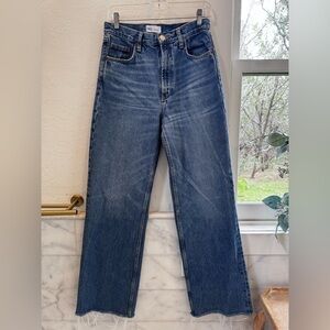 Zara Classic Blue Denim Pants, NWOT